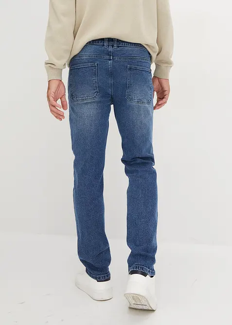 Strečové džíny z kvalitního těžkého denimu, Regular Fit Straight, bonprix
