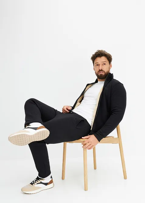 Zimní joggingová souprava s hebkou flísovou podšívkou, bonprix