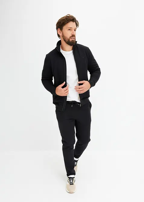 Zimní joggingová souprava s hebkou flísovou podšívkou, bonprix