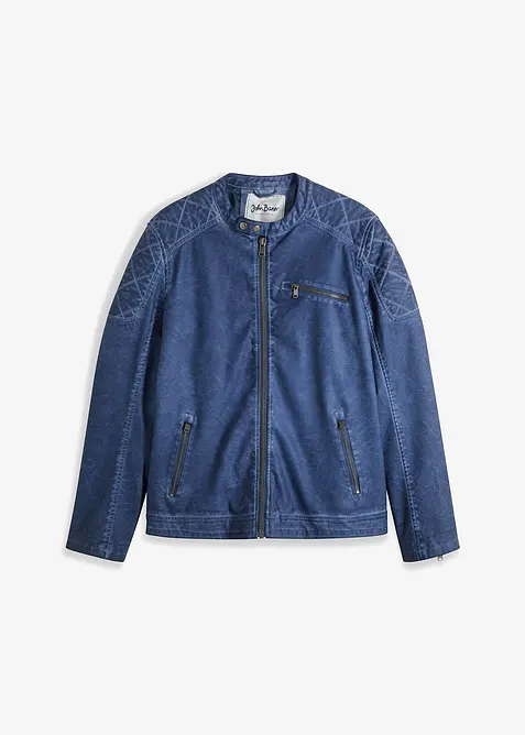 Bunda z uměl&eacute; kůže, bonprix