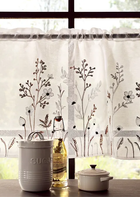 Vitrážková záclona s recyklovaným polyestyrem, bonprix