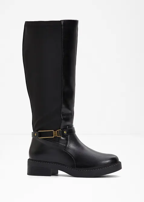 Kozačky se &scaron;irokou holen&iacute;, bonprix