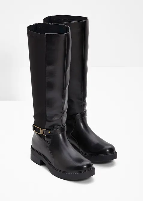 Kozačky se &scaron;irokou holen&iacute;, bonprix