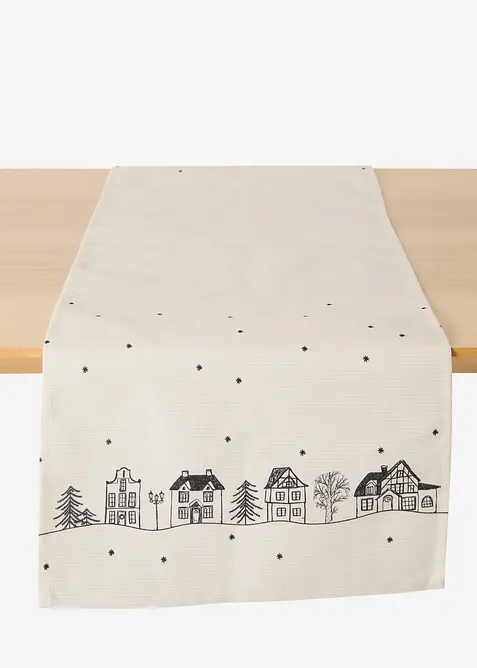 Běhoun na stůl se zimním motivem, voděodolný, bonprix