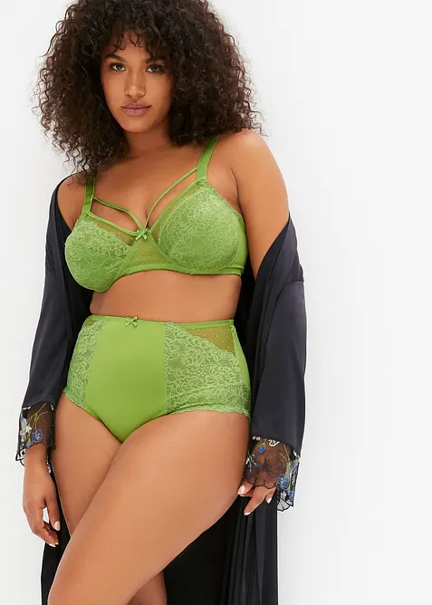 Zmenšovací podprsenka s jemnou krajkou, bonprix