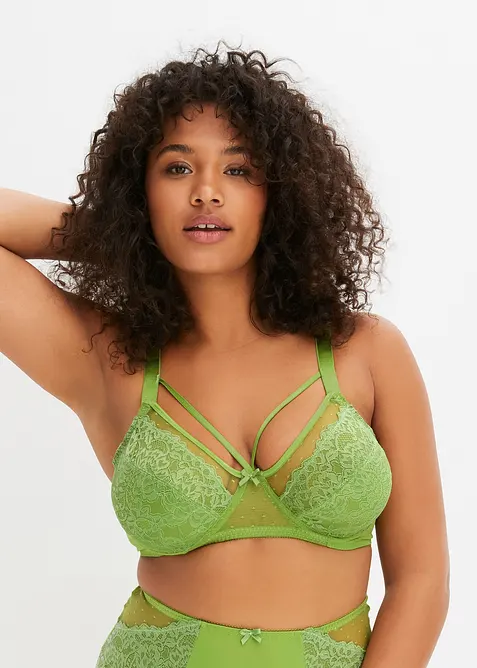 Zmenšovací podprsenka s jemnou krajkou, bonprix