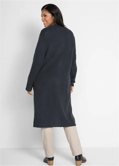 Pletený kabát s nakládanými kapsami, bonprix