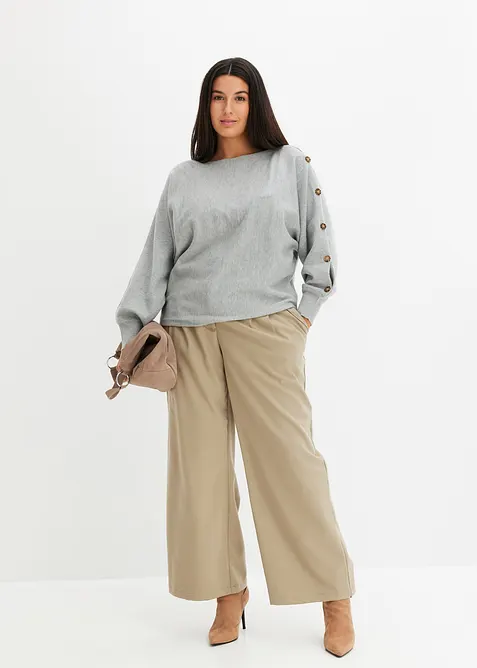 Svetr s knofl&iacute;ky, bonprix