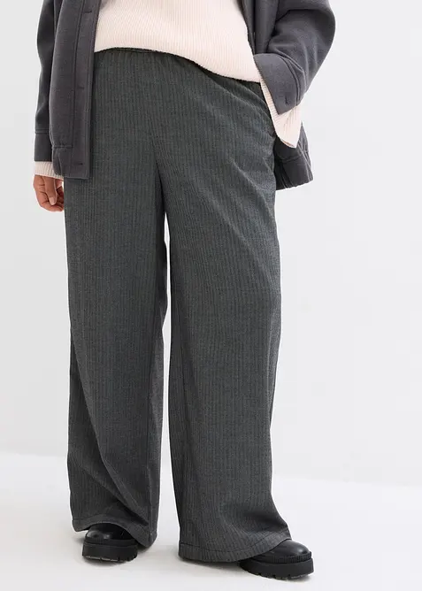 Palazzo kalhoty s pohodln&yacute;m pasem, bonprix