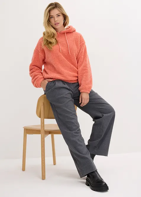 Mikina z medv&iacute;dkov&eacute;ho fl&iacute;su, bonprix