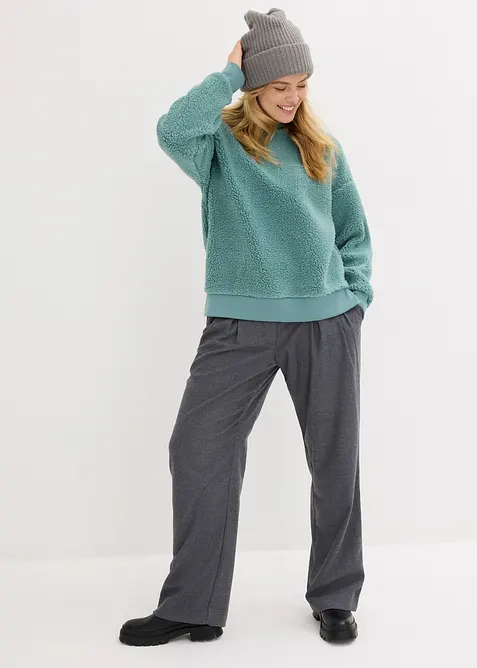 Mikina z medv&iacute;dkov&eacute;ho fl&iacute;su, bonprix