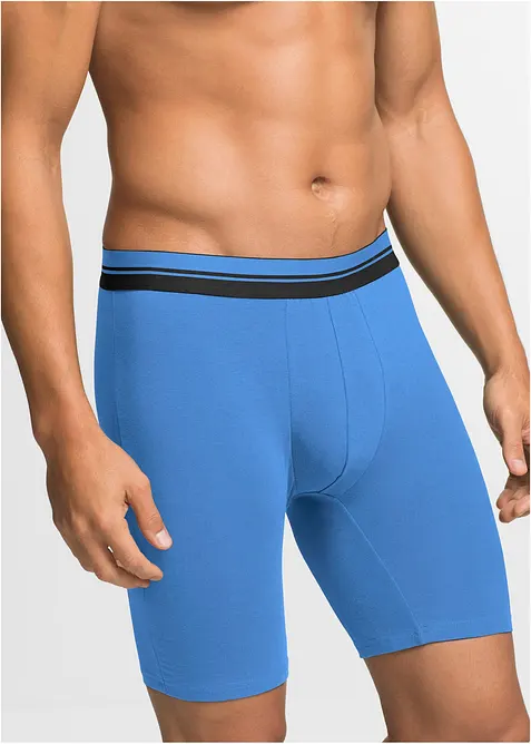 Dlouhé přiléhavé boxerky s bavlnou (2 ks v balení), bonprix