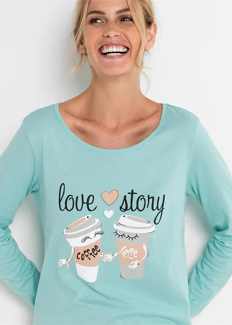 Pyžamo s organickou bavlnou, bonprix