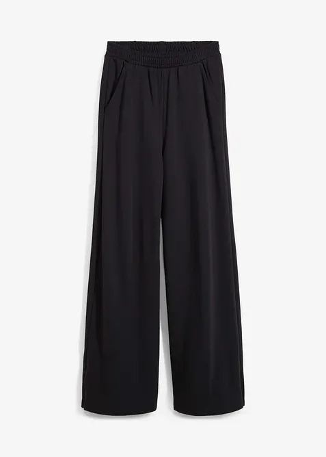 Teplákové kalhoty z bavlněné směsi, bonprix