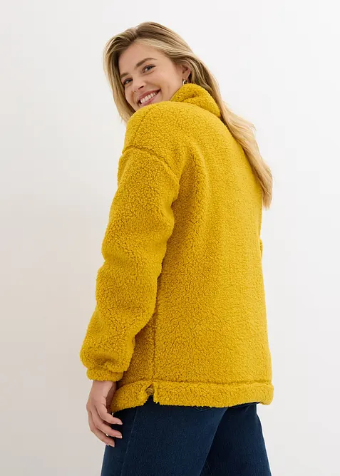 Fl&iacute;sov&aacute; mikina se stoj&aacute;čkem, bonprix