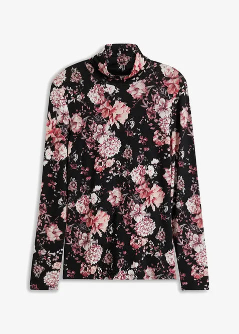 Triko s dlouhým rukávem, z měkké viskózové směsi, bonprix