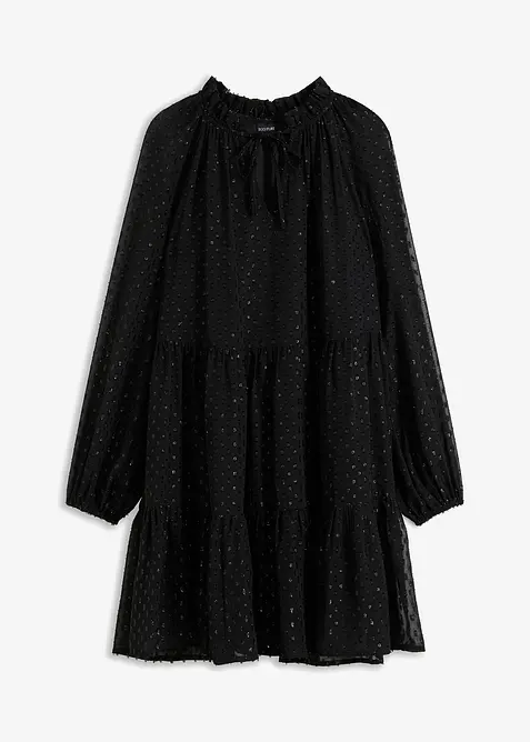 Tunikové šaty se třpytivým efektem, bonprix