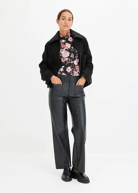 Triko s dlouhým rukávem, z měkké viskózové směsi, bonprix