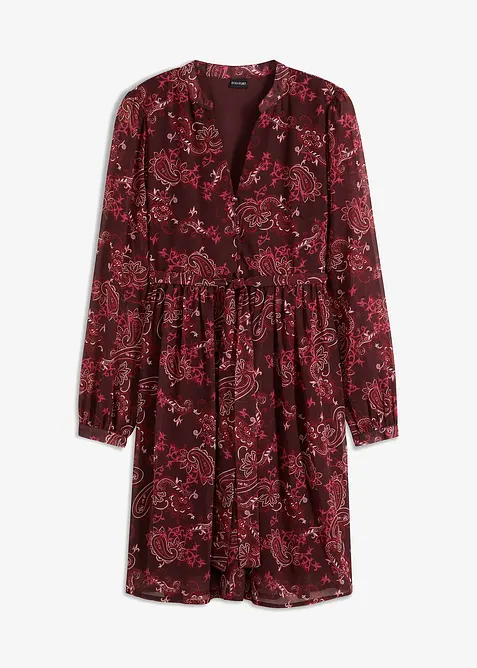 Šifonové šaty s potiskem, bonprix