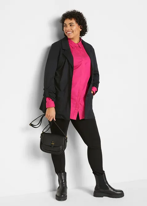 Dlouhý blejzr z viskózové směsi Punto di Roma, bonprix