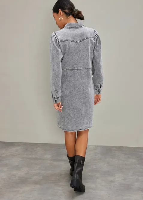 Krátké džínové šaty, bonprix