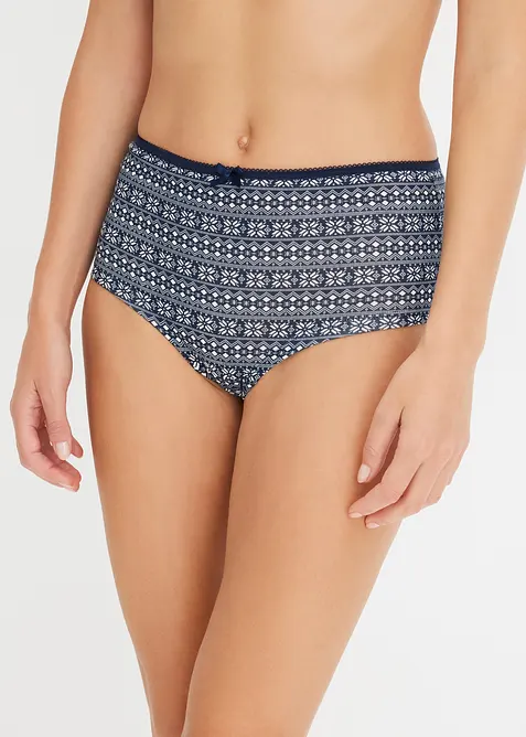 Bokové maxikalhotky s organickou bavlnou (4 ks v balení), bonprix