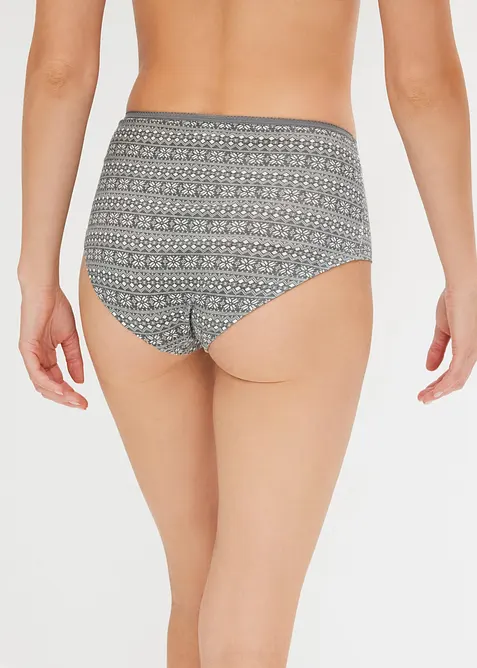 Bokové maxikalhotky s organickou bavlnou (4 ks v balení), bonprix