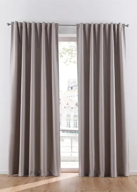 Termo závěs se zadní stranou z měkkého flísu, také v extra délce (1 ks v balení), bonprix