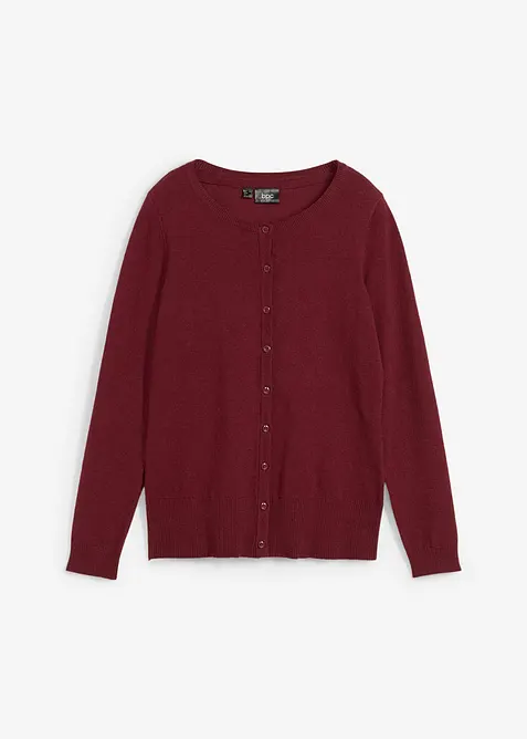 Základní jemně pletený kabátek s recyklovanou bavlnou, bonprix