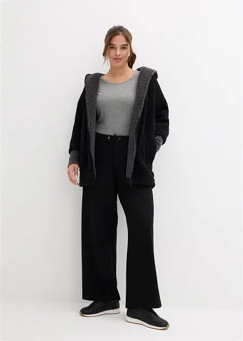 Bunda z ply&scaron;ov&eacute;ho fl&iacute;su, bonprix