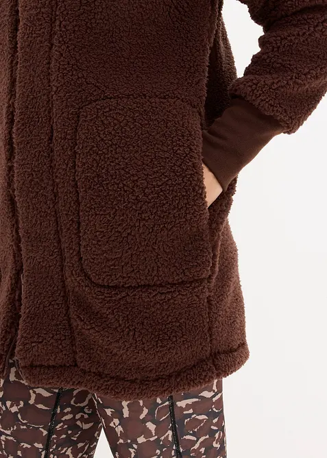 Bunda z ply&scaron;ov&eacute;ho fl&iacute;su, bonprix