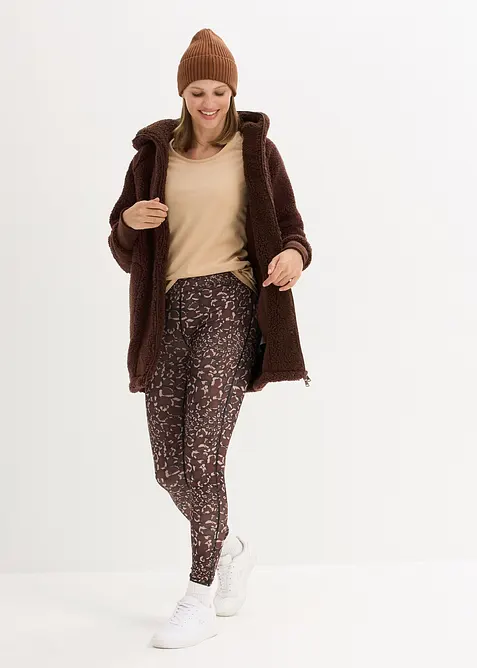 Bunda z ply&scaron;ov&eacute;ho fl&iacute;su, bonprix