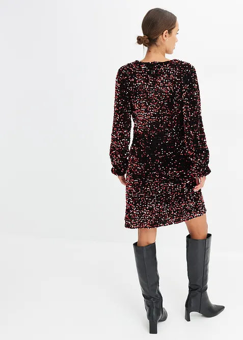 Šaty s pajetkami, bonprix