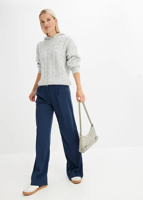 Svetr ze silněj&scaron;&iacute; pleteniny, z měkk&eacute; vlněn&eacute; směsi, bonprix