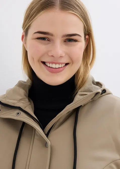 Softshellov&aacute; parka Super Stretch, odoln&aacute; vůči vodě, bonprix