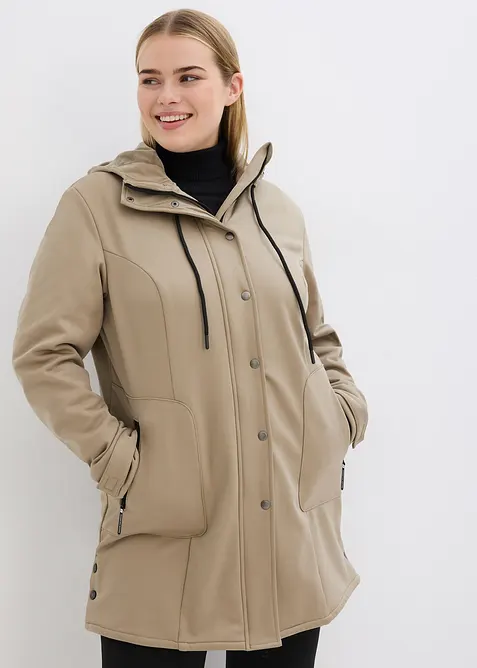 Softshellov&aacute; parka Super Stretch, odoln&aacute; vůči vodě, bonprix