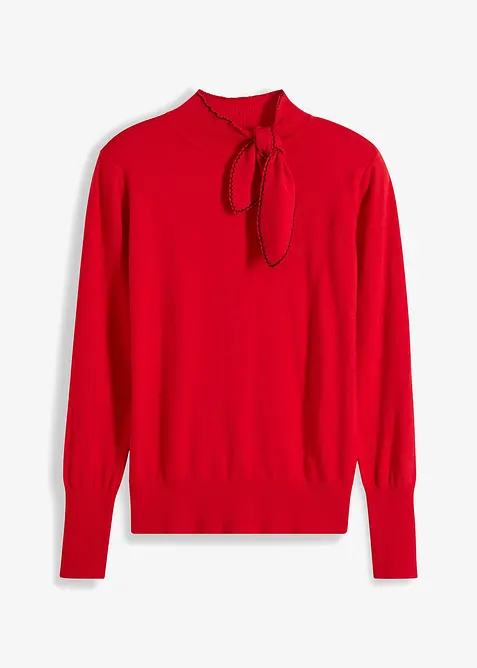 Svetr s mašlí, bonprix