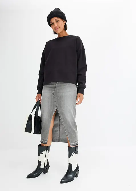 Oversize mikina z čisté organické bavlny, bonprix