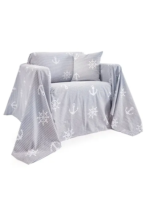 Denní deka s námořnickým motivem, bonprix