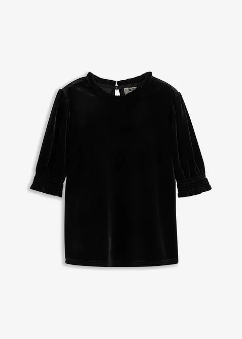 Tričko z měkkého sametu, bonprix