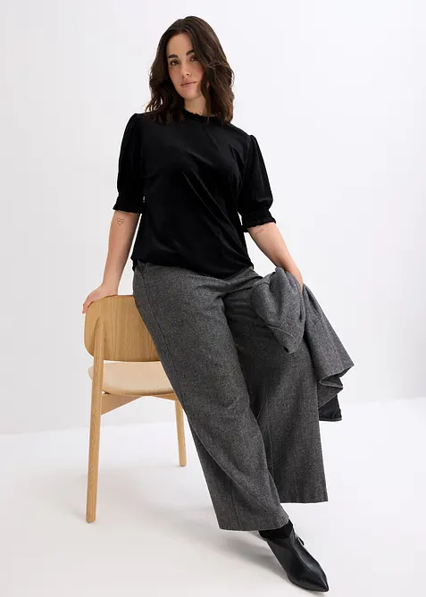 Tričko z měkkého sametu, bonprix