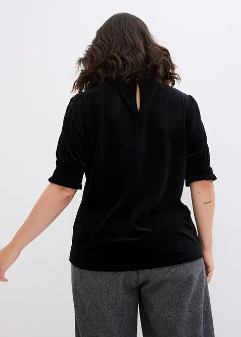 Tričko z měkkého sametu, bonprix