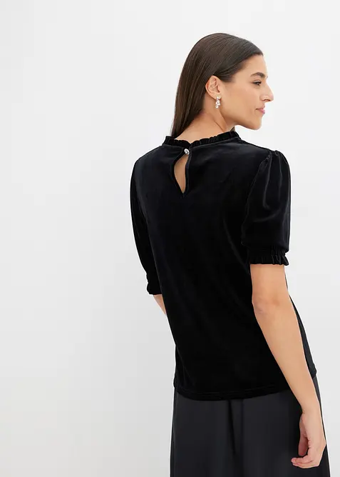 Tričko z měkkého sametu, bonprix