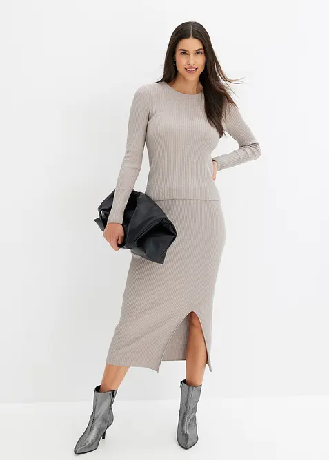 Svetr z jemné pleteniny z měkké viskózové směsi, bonprix