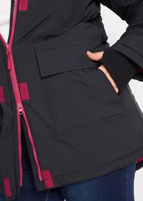 Funkční outdoorová parka s vatováním, nepromokavá, bonprix