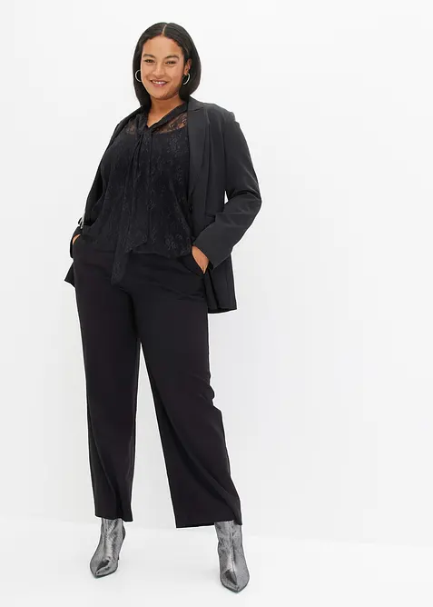 Halenka z krajky, mírně transparentní, bonprix