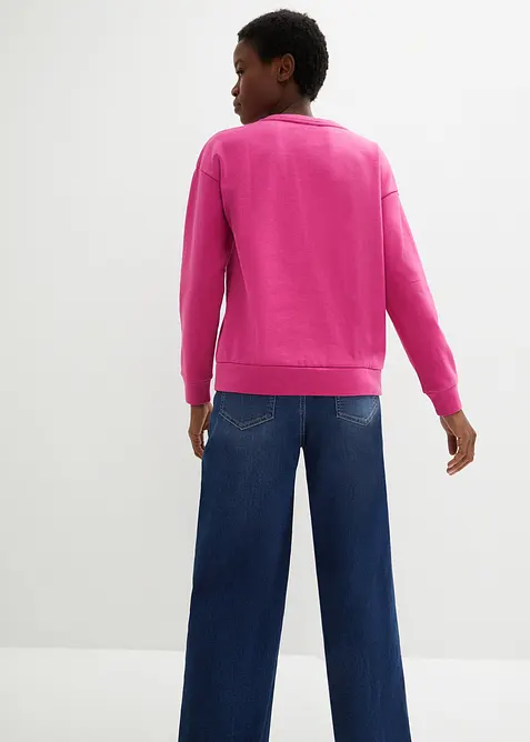 Mikina s výšivkou, bonprix