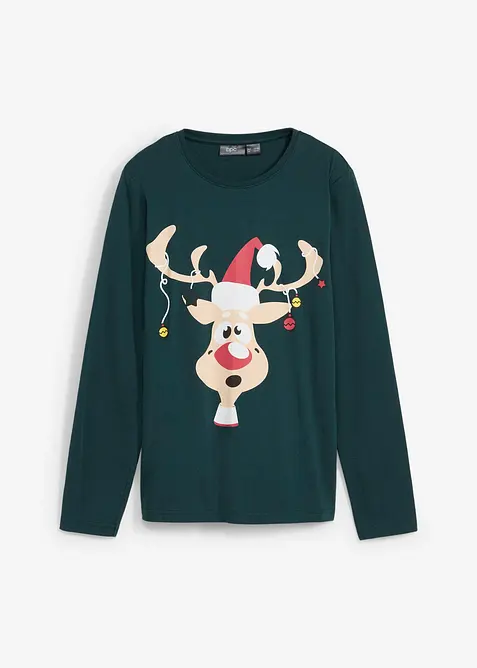 Chlapecké triko s dlouhým rukávem, z organické bavlny, bonprix