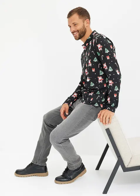 Pólo tričko s vánočním motivem, z bavlny, bonprix