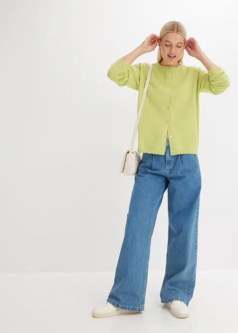 Kab&aacute;tek z jemn&eacute; pleteniny, bonprix